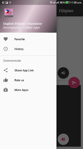 Filipino - English Translator Screen 2
