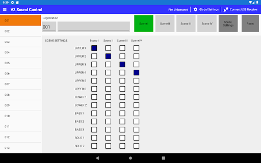 V3 SOUND CONTROL Screen 2