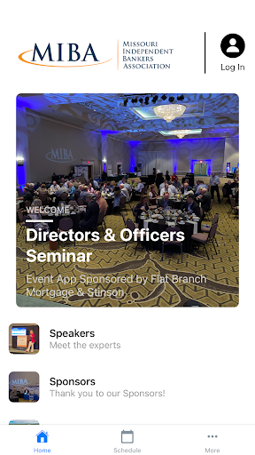 Android application MIBA Events screenshort