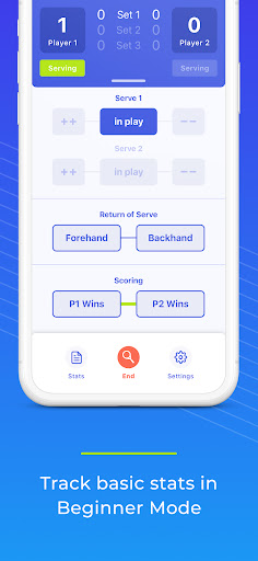 Screenshot of RacketStats Tennis