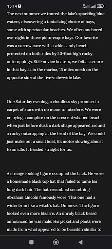 Adventure Stories Screen 2