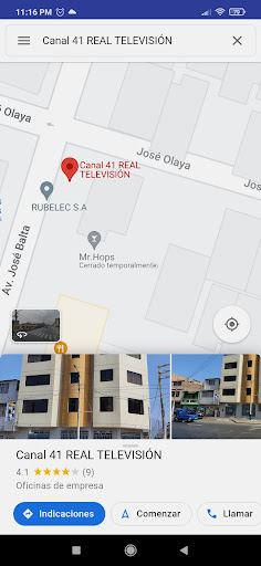 Android application Canal41GO screenshort