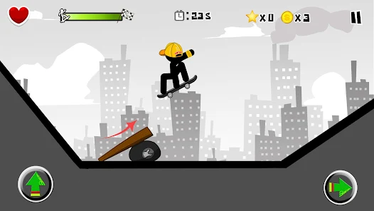 Stickman Skate 360 Epic City: Jogue online gratuitamente