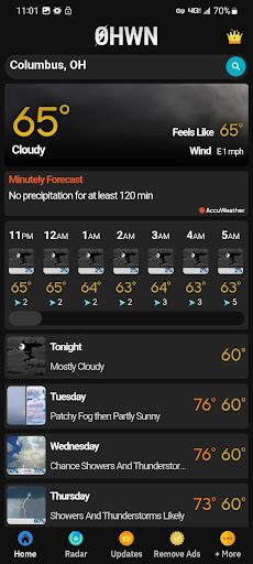 Android application Ohio Weather Network screenshort
