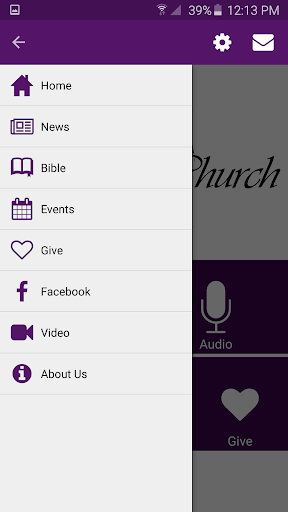 Hilltop Church App Screen 3