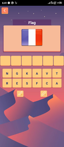 Android application CrossWord Quiz screenshort