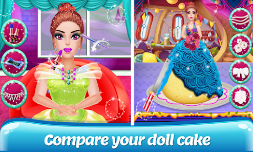 Ajude Barbie Fazer O Bolo Jogo - Help Barbie Make The Game Cake 