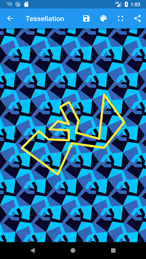 Android application Tessellations screenshort