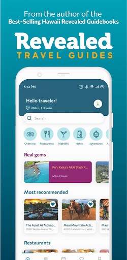 Android application Revealed Travel Guides screenshort