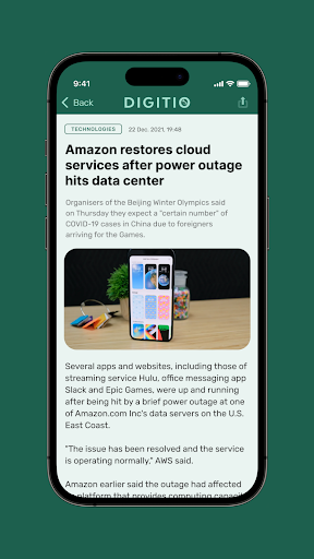 Digitio News Screen 3
