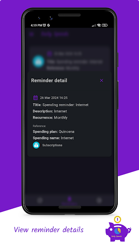 Daily Spends - Spending plan