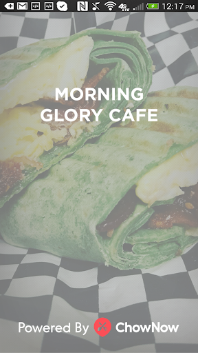 Android application Morning Glory Cafe screenshort