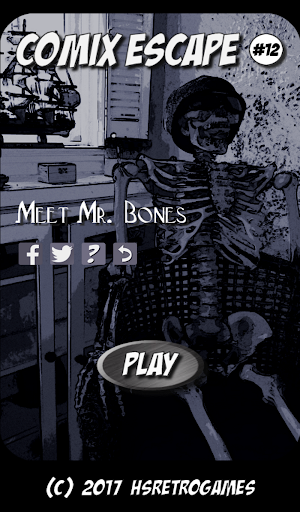 Android application Comix Escape: Meet Mr. Bones screenshort