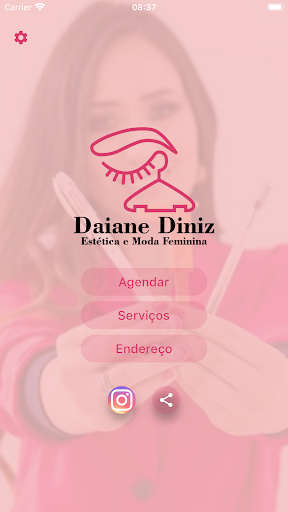 Android application Daiane Diniz Estética screenshort