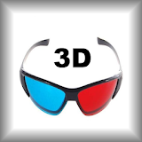 Anaglyph 3D Earth icon