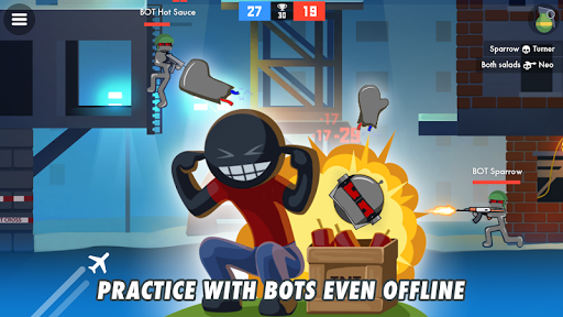 Stickman Combats: Multiplayer Stick Battle Shooter  screenshots 13