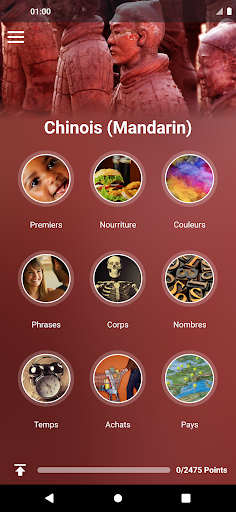 Aperçu de l'application