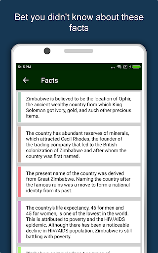 Screenshot of Zimbabwe Travel & Explore, Off