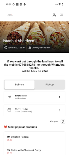 App screenshot