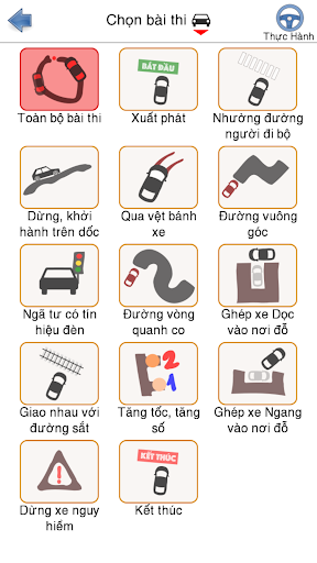 Android application Ôn Thi Sát Hạch GPLX screenshort