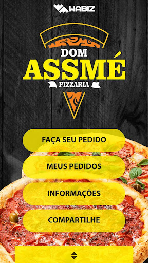 Android application Dom Assmé Pizzaria screenshort