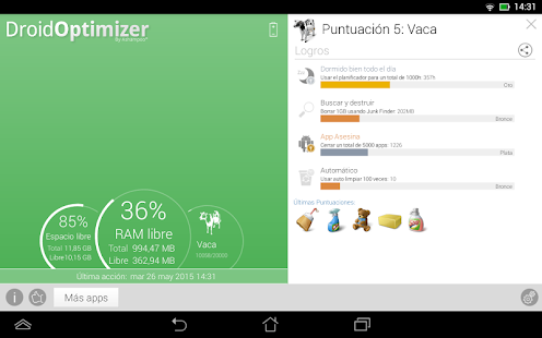 Droid Optimizador Screenshot