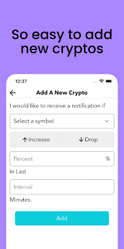 Crypto Price Notifier Screen 3