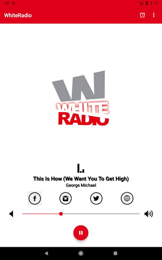 White Radio Screen 2