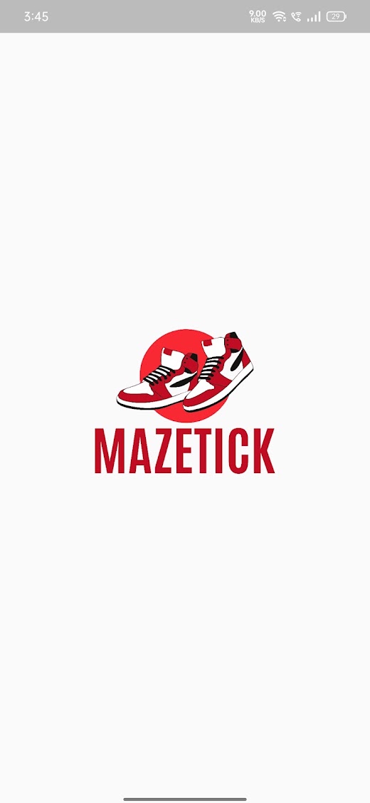 Android application Mazetick Shoes Store screenshot