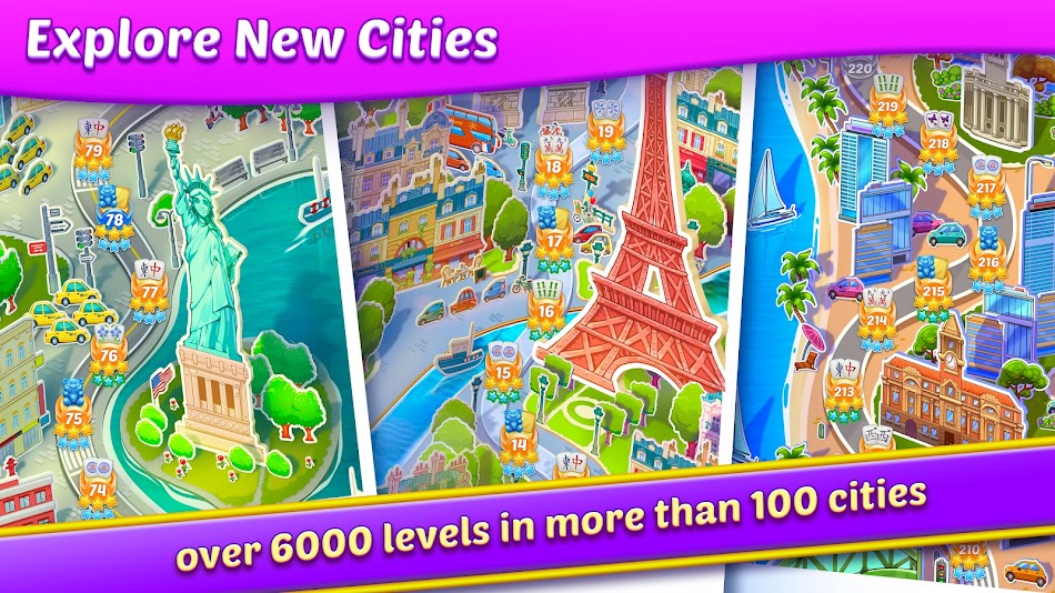 #9. Mahjong City Tours: Tile Match (Android) Által: Jam City, Inc.