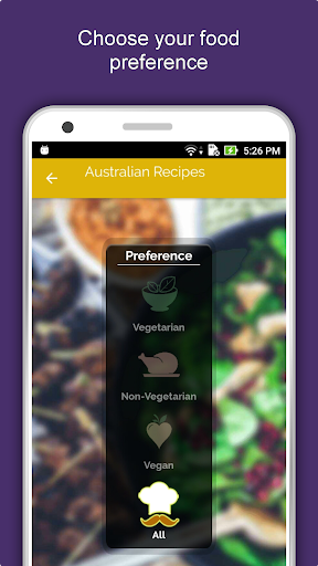 Android application All Australian Food Recipes screenshort