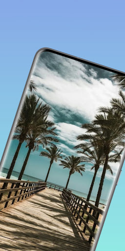Android application beach wallpaper 4k screenshort
