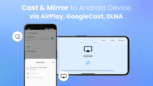 AirCast: AirPlay to Android TV