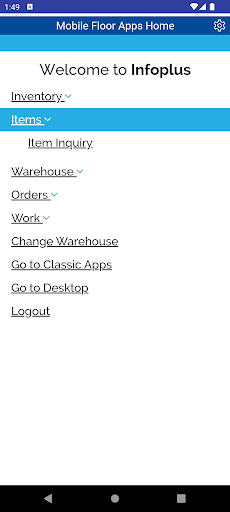 Infoplus Commerce Companion Screen 3
