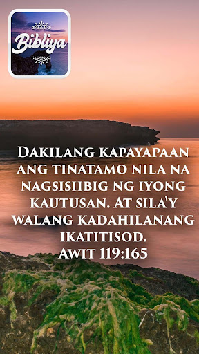 Android application Bible in Tagalog screenshort
