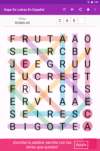 Sopa de Letras Español screenshot 12