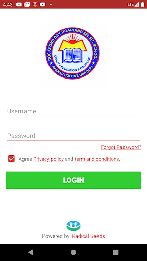 Android application Rockford Sen. Sec. School screenshort