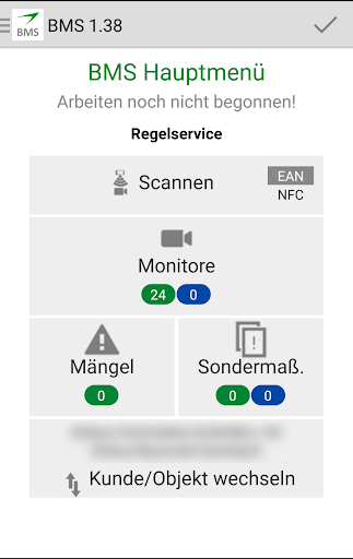 Android application BMS-App 2020 screenshort