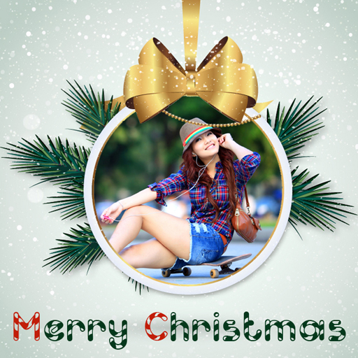 Christmas photo frame logo