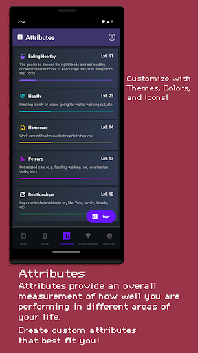 Daily Saga: Gamified Schedule Screen 3