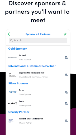 Drapers Events Screen 2