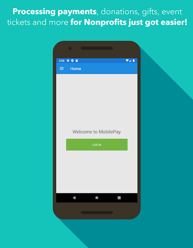 Android application MobilePay for CharityEngine screenshort