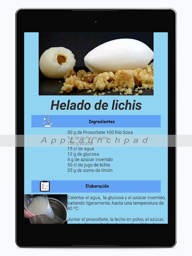 Helados and Sorbetes