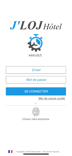 Android application JLOJ HÔTEL screenshort