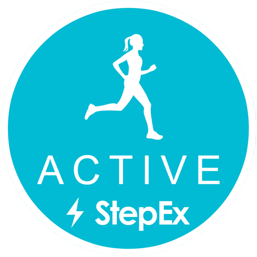 Значок Active developer. Active. Meditopia logo.