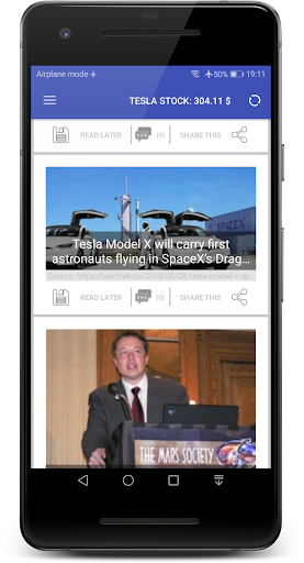 Electric Cars News Screen 3