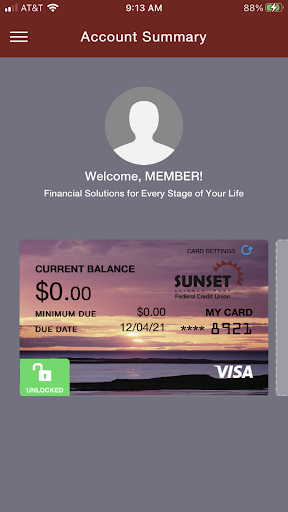 SunsetAlerts Screen 2