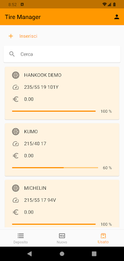 Tire Manager Screen 3