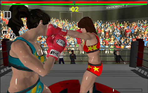 Real 3D Women Boxing  screenshots 3