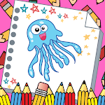 Cover Image of Baixar Jellyfish Dot Marker Coloring  APK